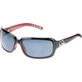 Costa Women's Isabela 580P Polarized Sunglasses, in Black/Coral Frame/Gray Lens | by West Marine