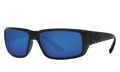 Costa Fantail 580G Polarized Sunglasses, Blackout/Blue Mirror