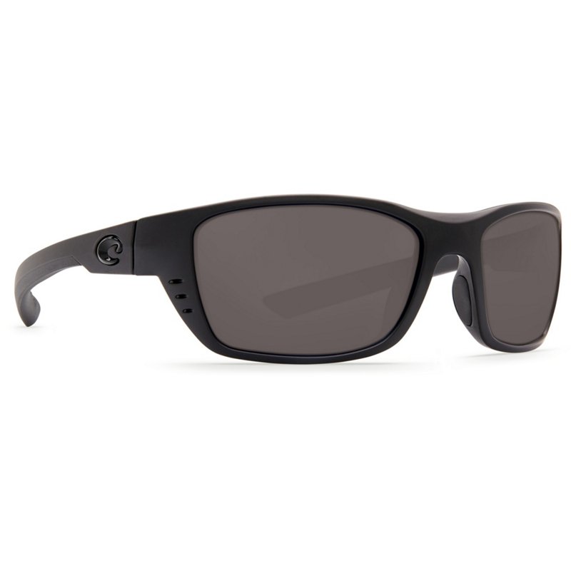 Costa Whitetip 580P Polarized Sunglasses, Blackout/Gray Lens