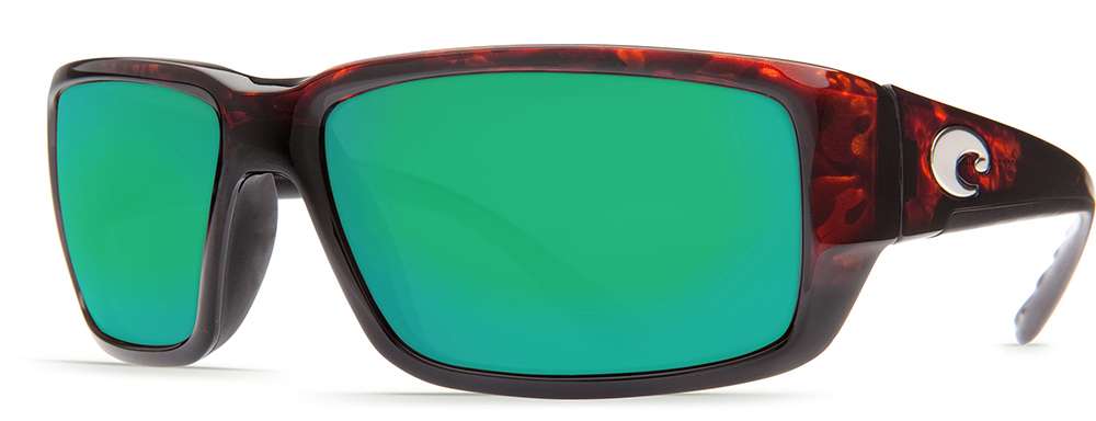 Costa Del Mar Fantail Polarized Sunglasses 5914-127 Green Lens