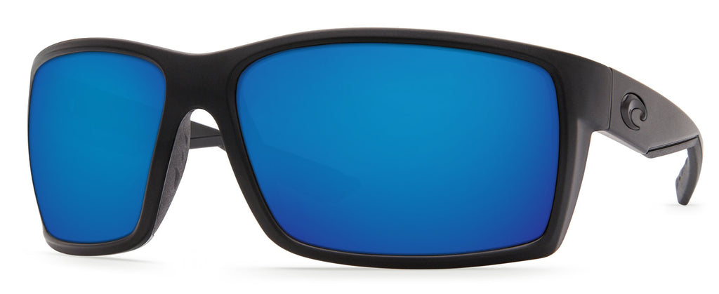 Costa Reefton Polarized Sunglasses, Black Frame, Blue Lens