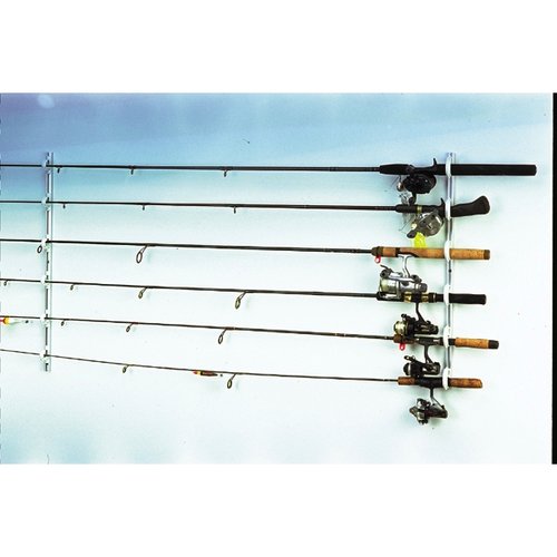 Du-Bro 2' Trac-a-Rod Fishing Rod Rack, Holds 6 Rods | by West Marine