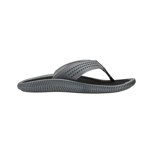 Olukai Men’s Ulele Dark Shadow Black - 13