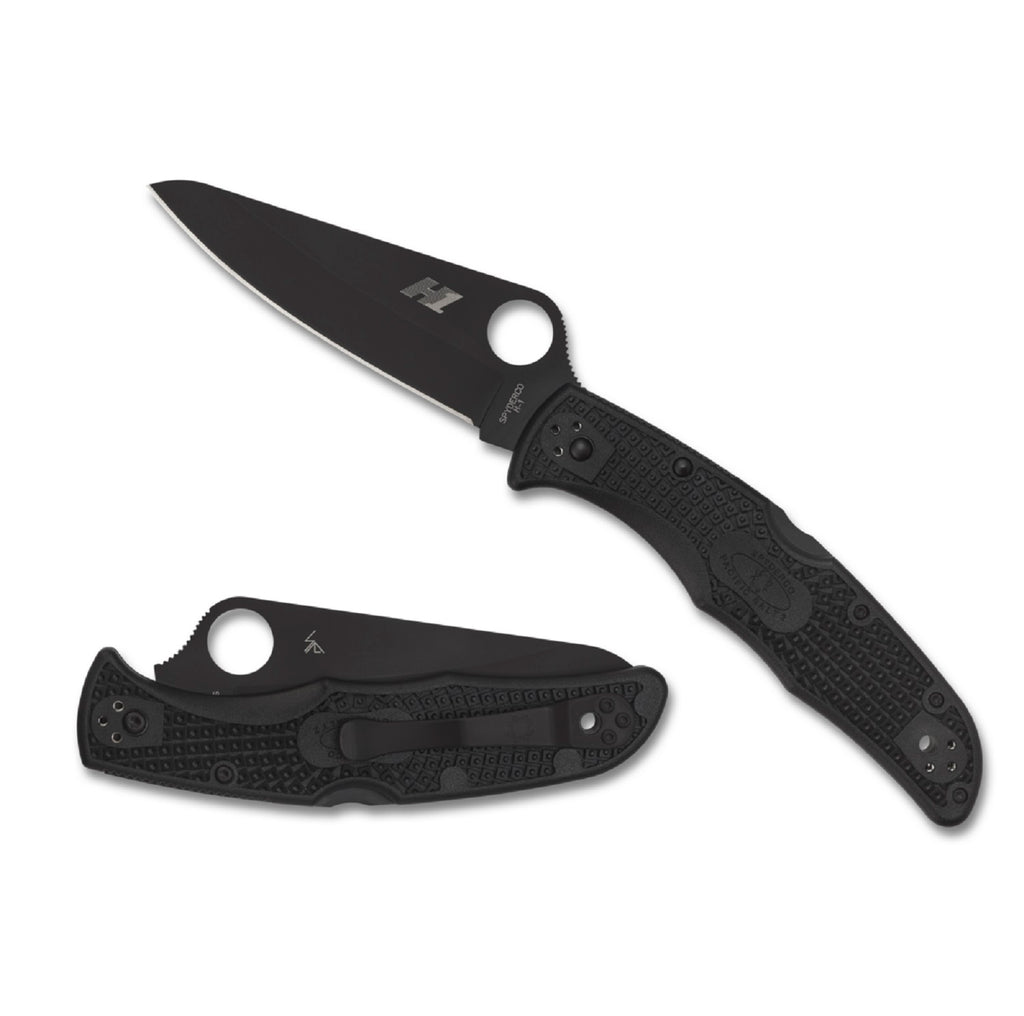 Spyderco Pacific Salt 2 Folding Knife 3.78in Plain Black