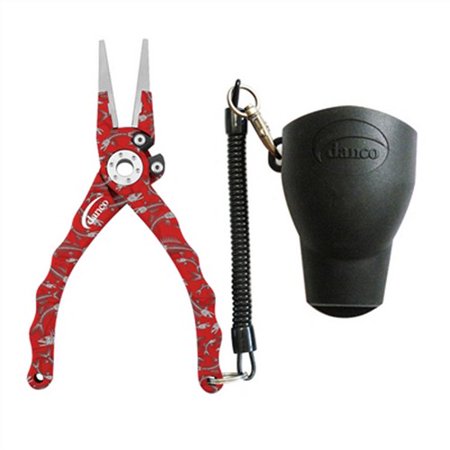 Danco PA75LS-RC-TTC-101 Admiral Red Fish 7.5  Fishing Pliers + Sheath