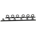 Du-Bro 2' Trac-a-Rod Fishing Rod Rack, Holds 6 Rods | by West Marine