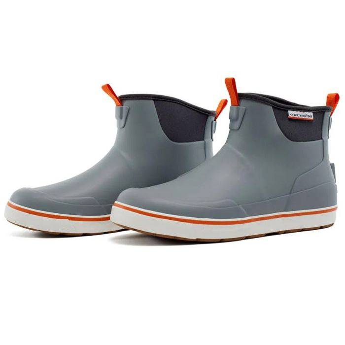 Grundens Men's Deck Boss Ankle Fishing Boots - Monument Gray 10