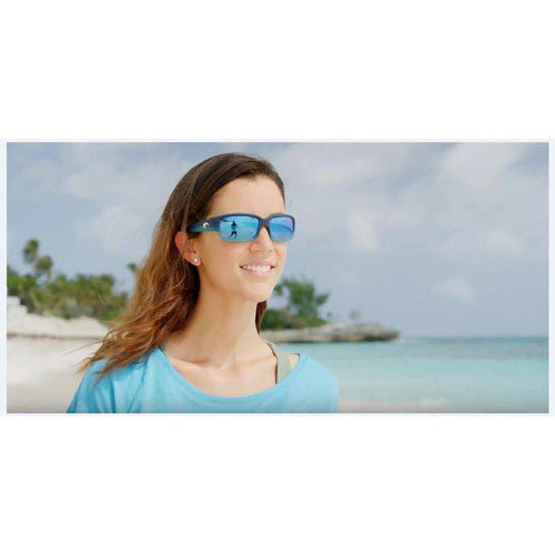 Costa Del Mar Caballito 9025 Sunglasses 902510 - 73 Matte Caribbean Fade - Blue Mir 580p Men Rectangle