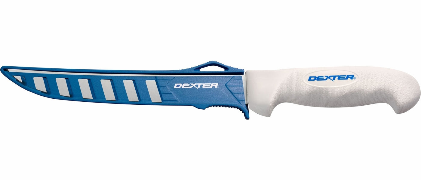 Dexter Russell 8-Inch Wide Flexible Fillet Knife with Guard
