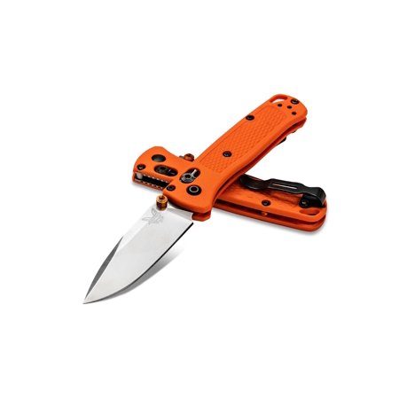 Benchmade Mini Bugout Knife 2.82" with Sharpener, Orange
