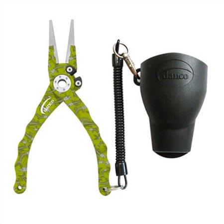 Danco PA75LS-RC-TTC-107 Admiral Lime Fish 7.5  Fishing Pliers + Sheath