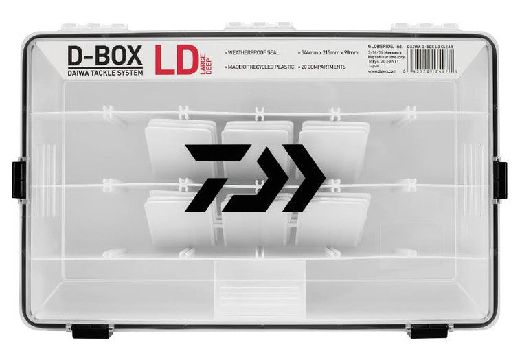 Daiwa Lg Deep D-Box Tackle System, Black, D-BOXLD