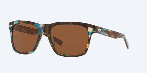 Costa Aransas 580G Polarized Sunglasses, Matte Tortoise/Gray
