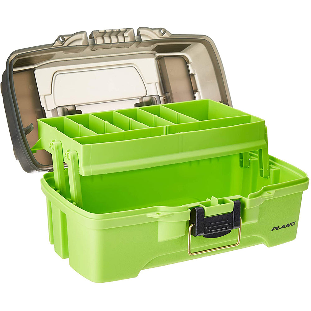 Plano 1-Tray Tackle Box Green, One Size, Pack of 1