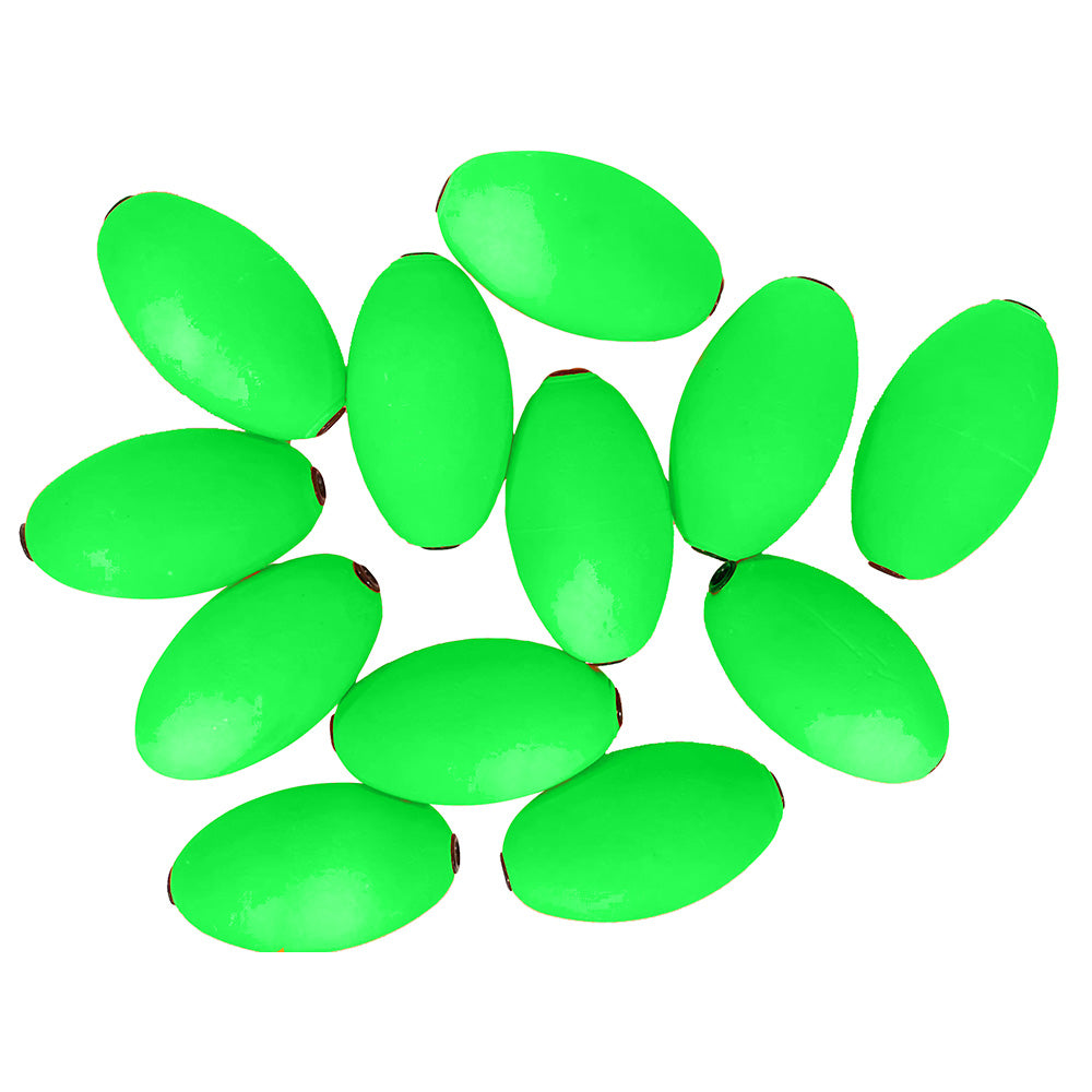 TIGRESS Oval Kite Floats Green - Pack of 12