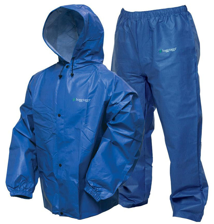 Frogg Toggs Pro Lite Suit Royal Blue Size SM/MD