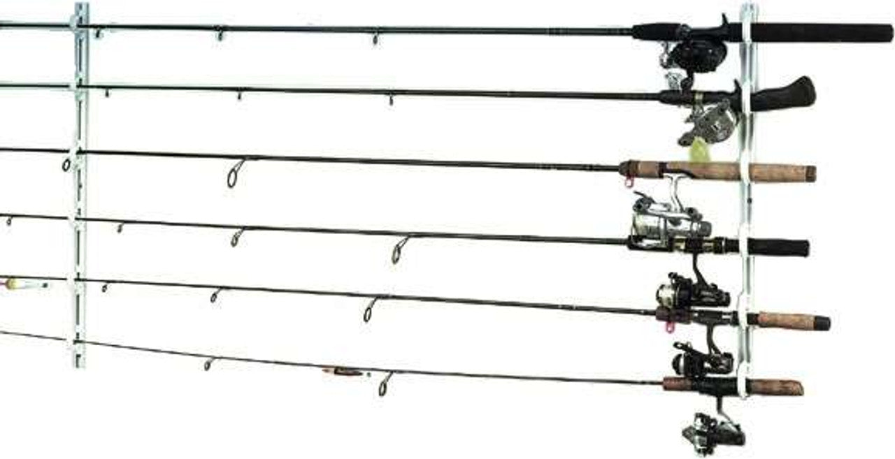 Du-Bro 2' Trac-a-Rod Fishing Rod Rack, Holds 6 Rods | by West Marine