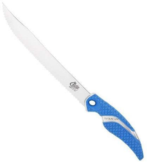 Cuda 9" Titanium Bonded Serrated Knife | for Fishing | by West Marine