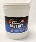 FITEC GS1500 Ultra Spreader Cast Net, 10'x1/4" Mesh, Clear Mono, 1.5 Lb Lead Wts