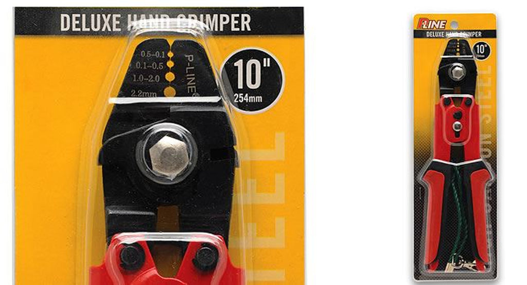 P-Line Deluxe Carbon Steel Hand Crimper NEW