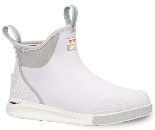 Xtratuf Ankle Deck Boot Sport White, Size US 8