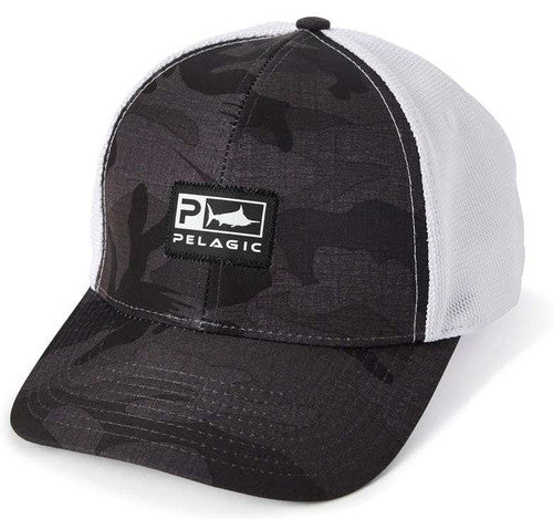 Pelagic the Slide Offshore Cap - Fish Camo Black