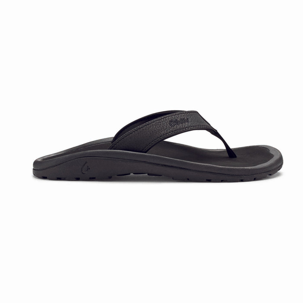 OluKai Ohana Men's Flip-Flop Black Size 11