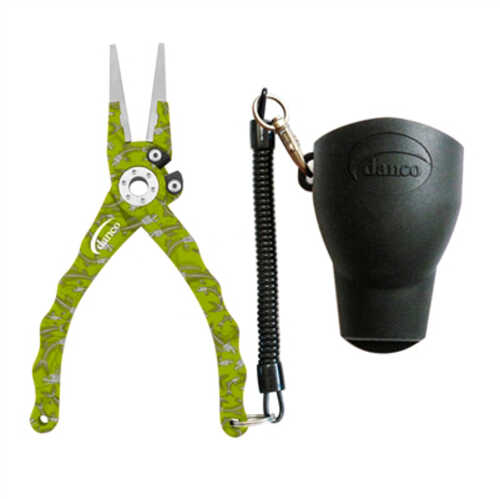 Danco PA75LS-RC-TTC-107 Admiral Lime Fish 7.5  Fishing Pliers + Sheath