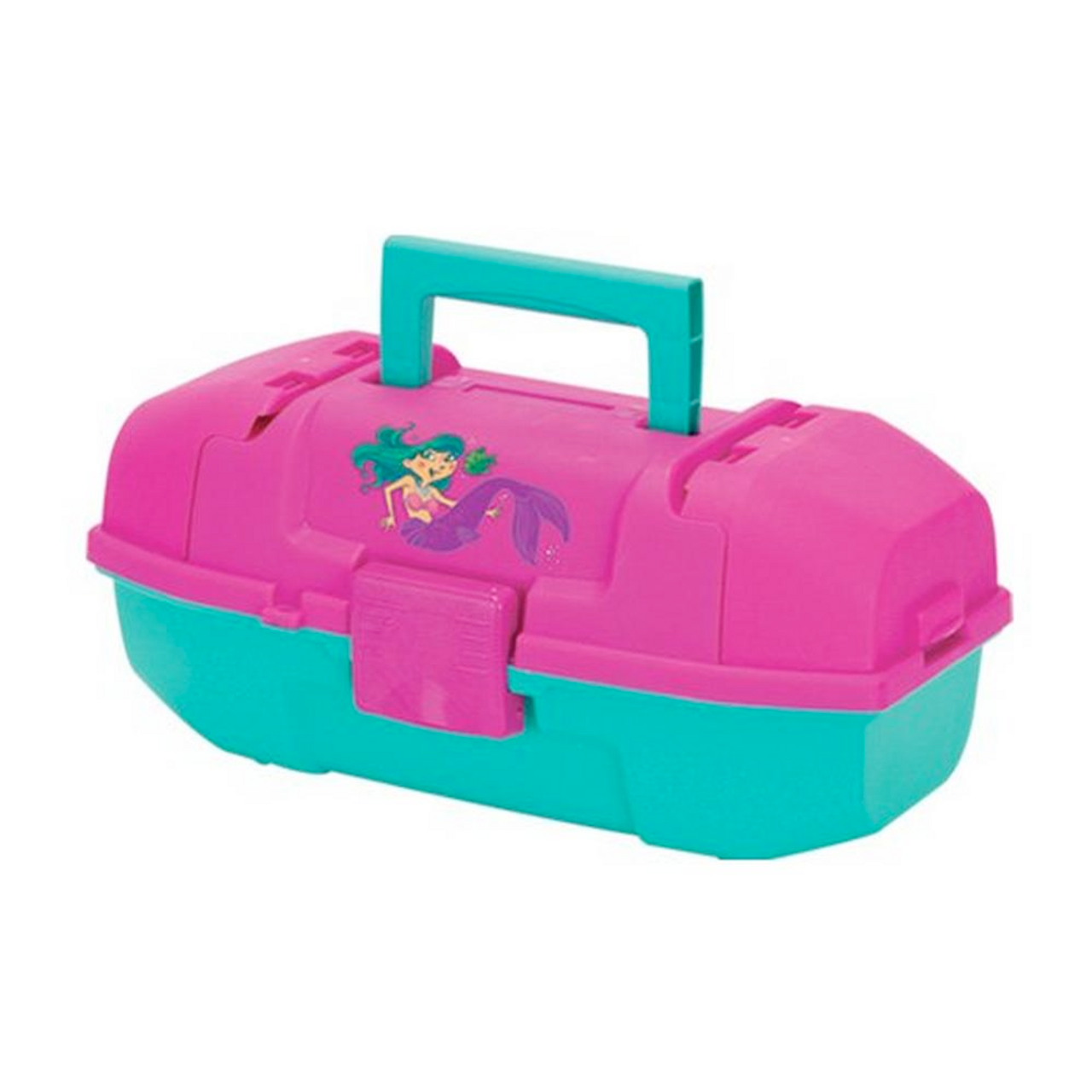 Plano Youth Mermaid Tackle Box - Pink/Turquoise, Size S