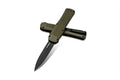 Benchmade Autocrat Automatic Knife, 3.71in Double Edge, Olive Drab