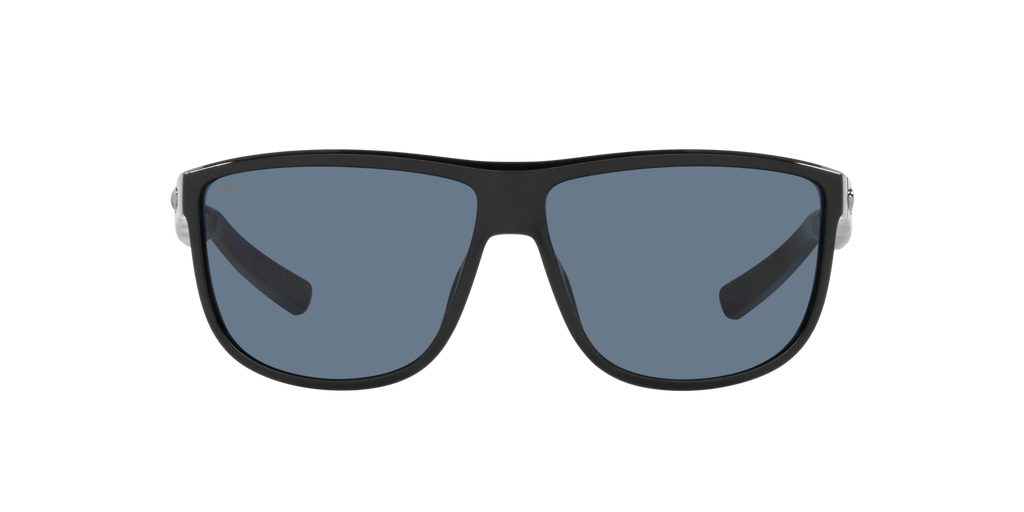 Costa Rincondo 580P Polarized Sunglasses, in Shiny Black Frame/Gray Mirror Lens | by West Marine
