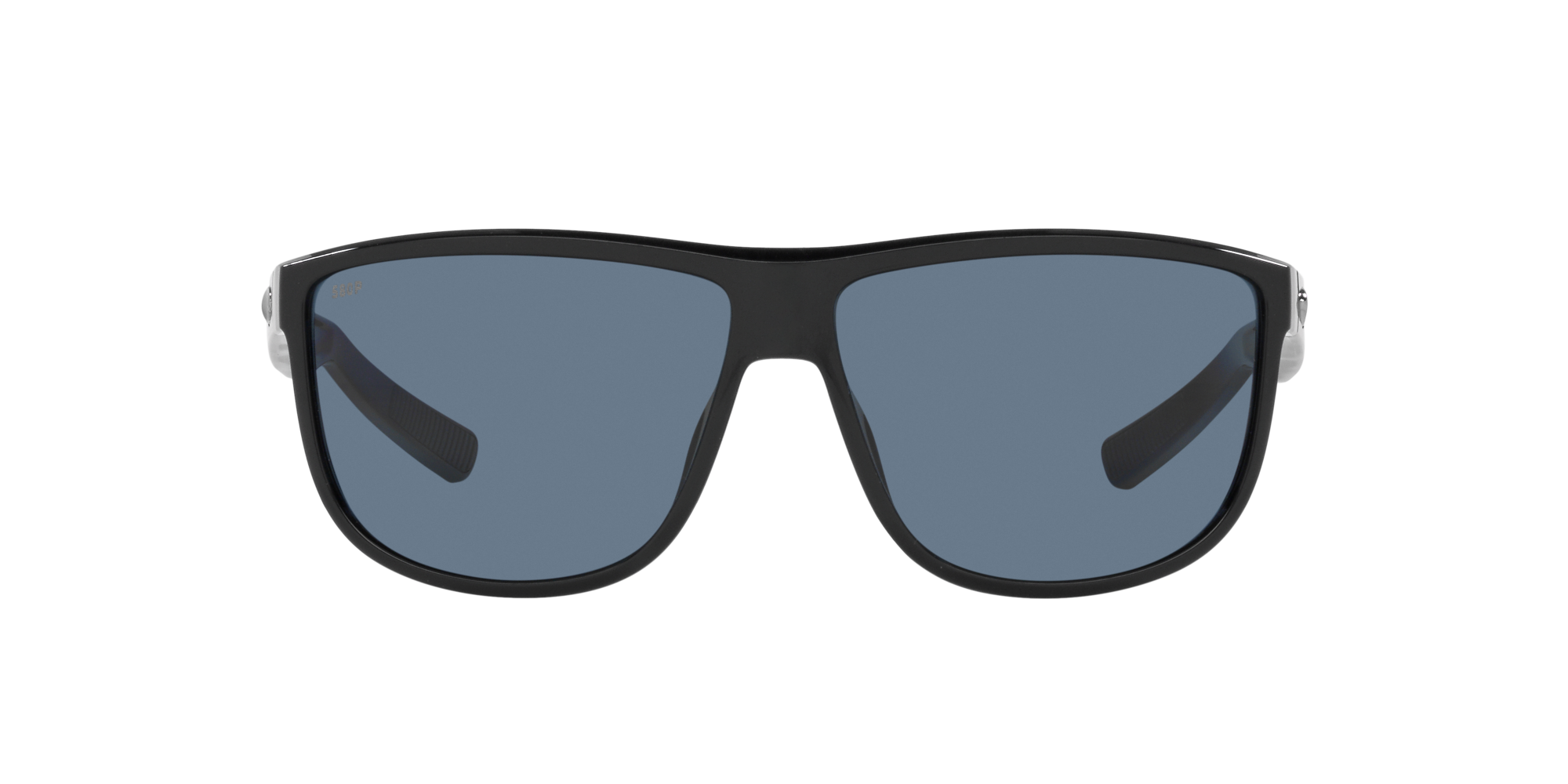 Costa Rincondo 580P Polarized Sunglasses, in Shiny Black Frame/Gray Mirror Lens | by West Marine