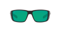 Costa Blackfin Pro 580G Polarized Sunglasses, Matte Black/Green