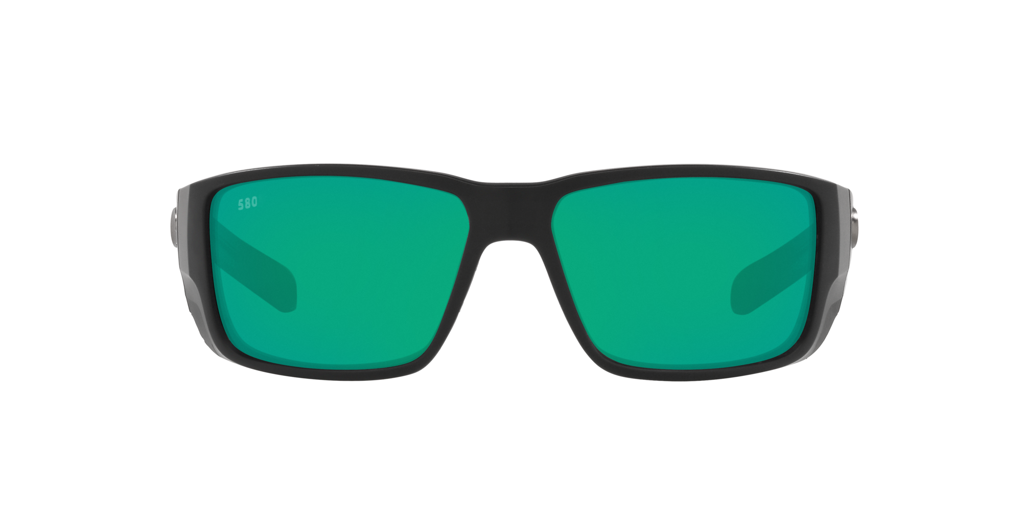 Costa Blackfin Pro 580G Polarized Sunglasses, Matte Black/Green