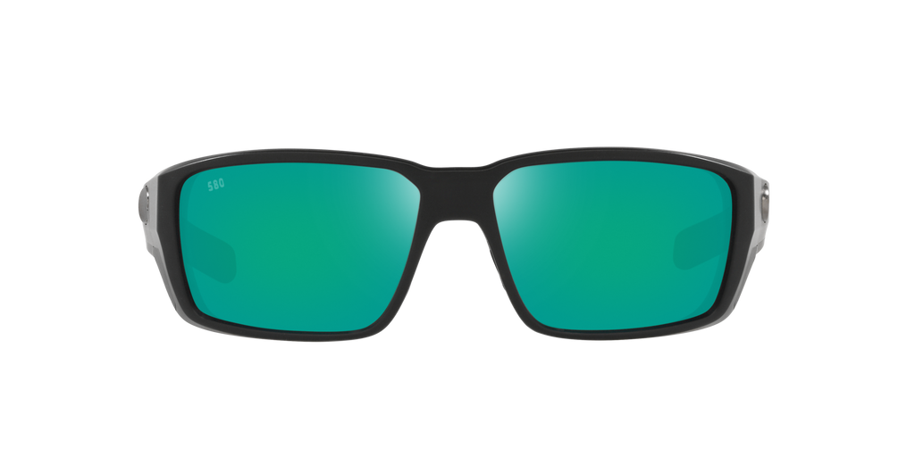 Costa Fantail Pro Black Frame Green Lens Polarized Sunglasses