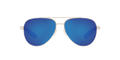 Sunglasses Costa Del Mar 06 S 4002 400209 Peli 288 Shiny Silver Blue Mir