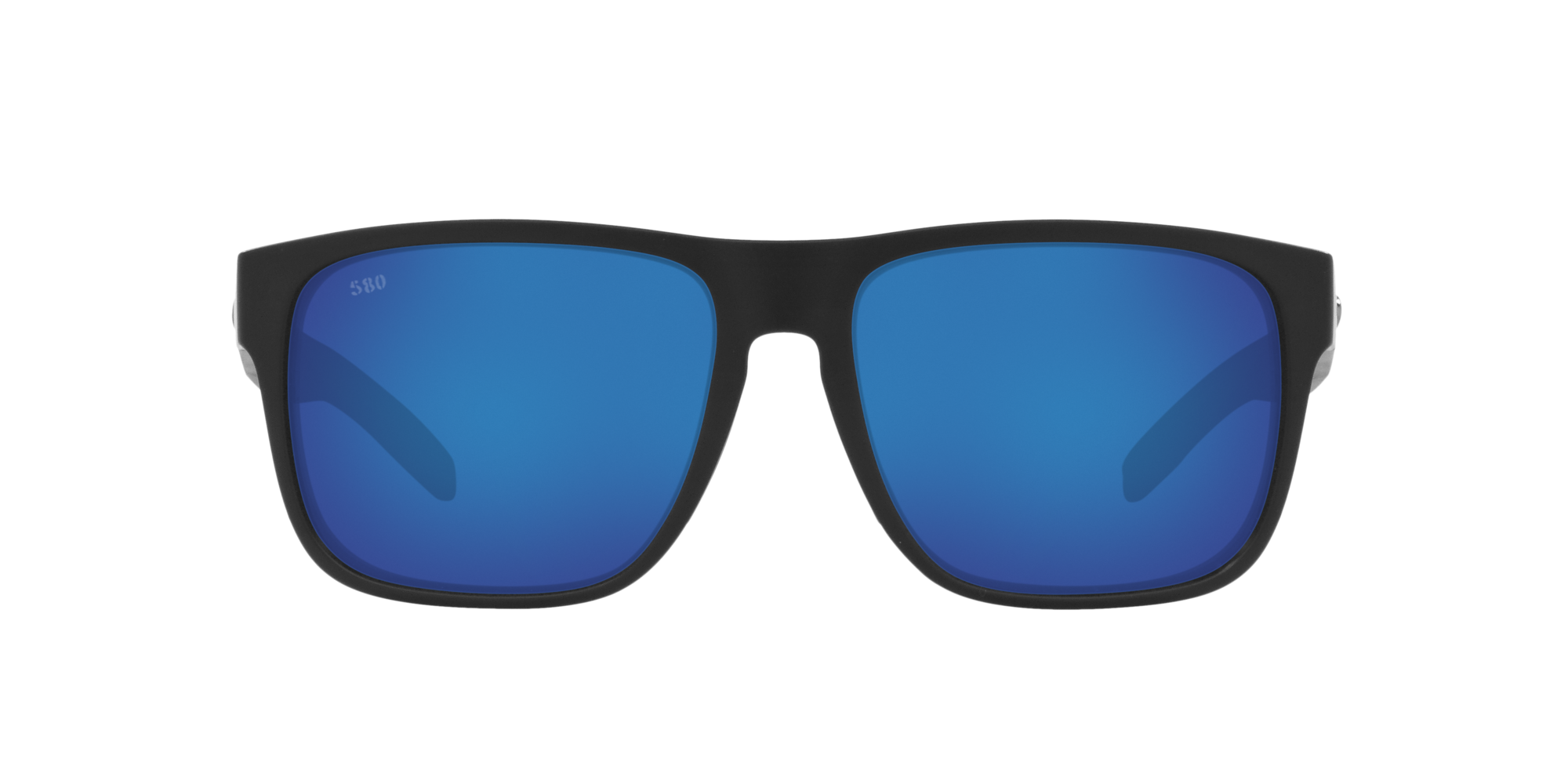 Costa Spearo XL 580G Polarized Sunglasses, in Matte Black Frame/Blue Mirror Lens | by West Marine