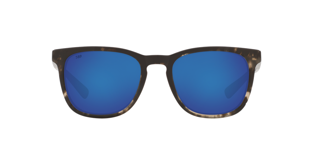 Costa Women's Sullivan 580G Polarized Sunglasses, in Shiny Black Kelp Frame/Blue Mirror Lens | by West Marine