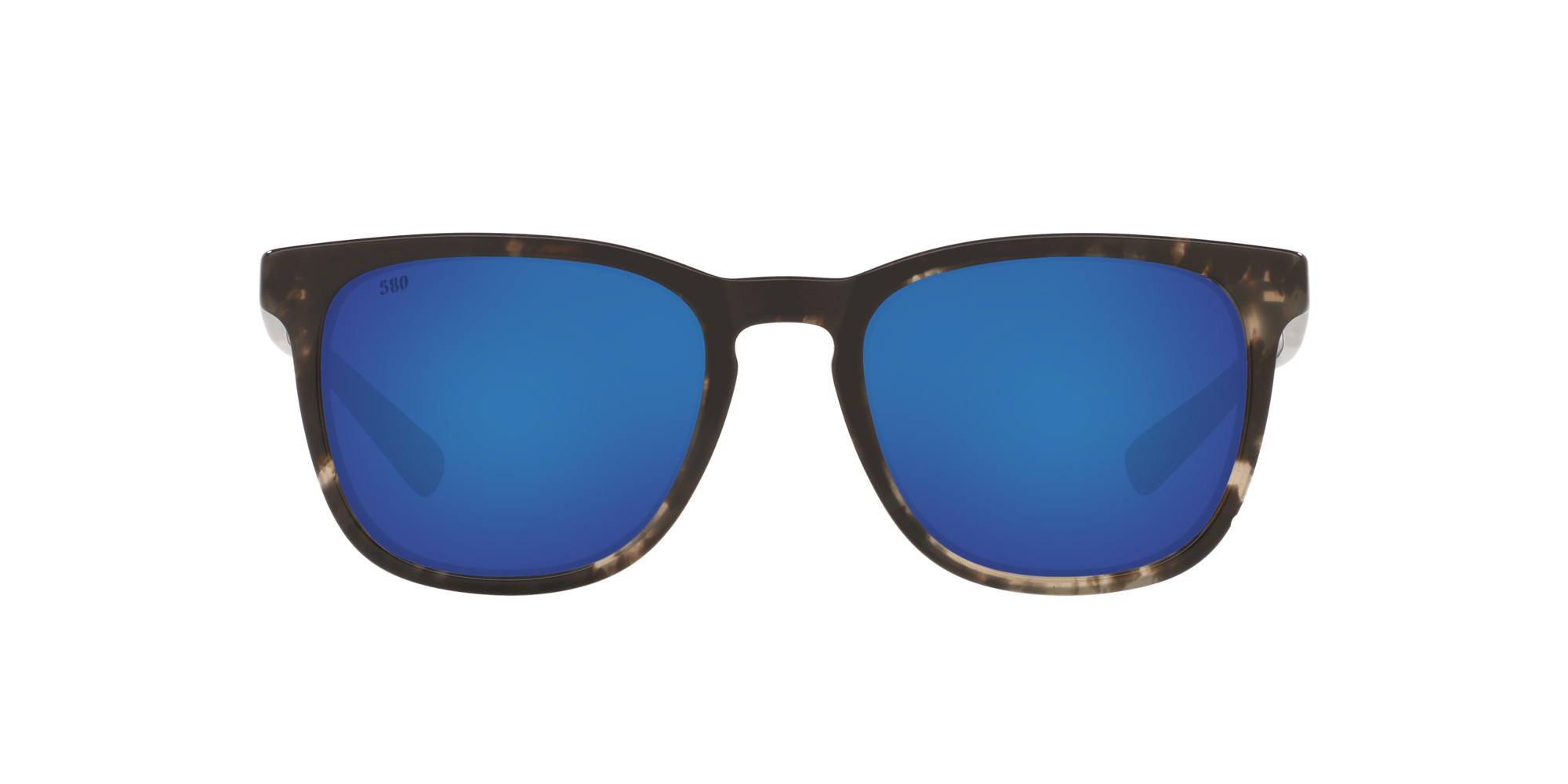 Costa Women's Sullivan 580G Polarized Sunglasses, in Shiny Black Kelp Frame/Blue Mirror Lens | by West Marine