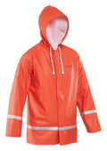 Grundens Zenith 282 Hooded Sport Fishing Parka for Youth - Orange - 12