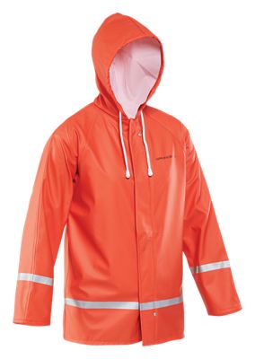 Grundens Zenith 282 Hooded Sport Fishing Parka for Youth - Orange - 12