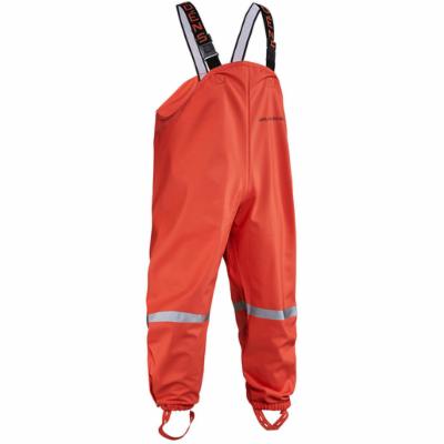 Grundens Youth Zenith Sport Waterproof Fishing Bib Pants - Orange 4