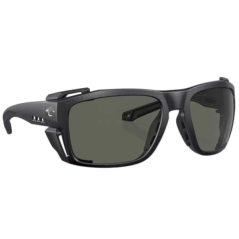 Costa Del Mar King Tide 8 Polarized 911104 Men's Sunglasses Black Size 60