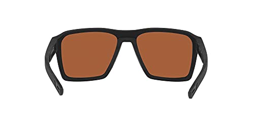Costa Del Mar Antille 9083 Sunglasses 908303 - Black - Copper Green Mirror 580g Men Square