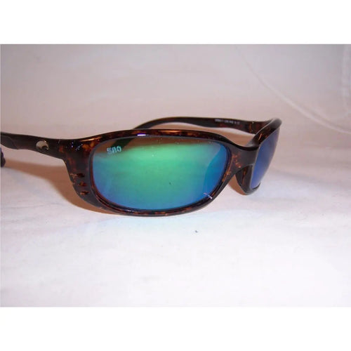 Costa Brine Polarized Sunglasses, Brown Tortoise, Green Lens