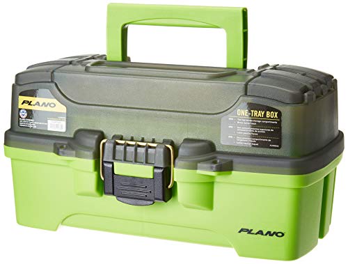 Plano 1-Tray Tackle Box Green, One Size, Pack of 1