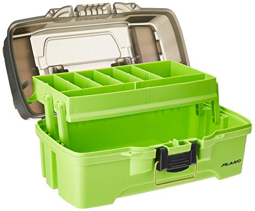 Plano 1-Tray Tackle Box Green, One Size, Pack of 1