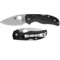 Spyderco Native 5 Pocket Knife, Black Carbon Fiber Handle