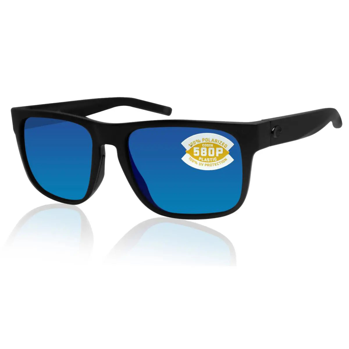Costa Del Mar Spearo Polarized 900806 Men's Sunglasses Black Size 56