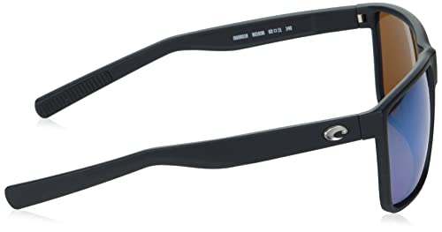Costa Del Mar Rincon 9018 Sunglasses 901836 - Black - Green Mirror 580g Men Rectangle